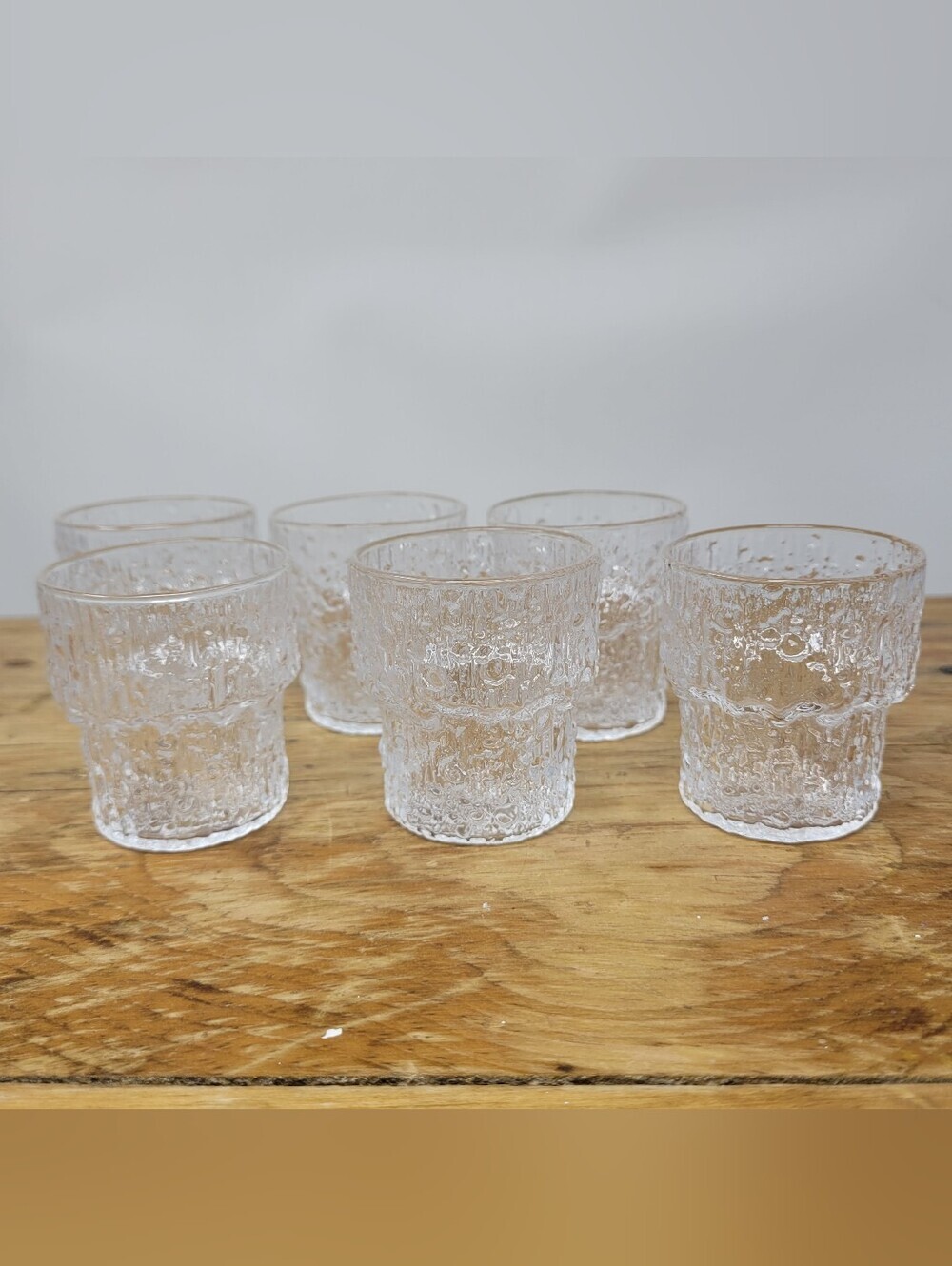Iittala Paadar Cordial Shot Glasses Designed by Tapio Wirkkala Set Of 6